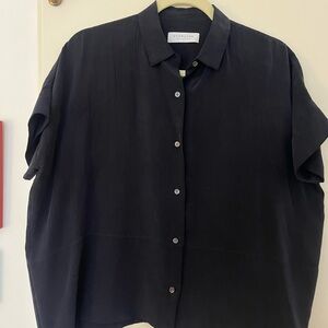 Everlane Boxy Shirt in Washable Silk